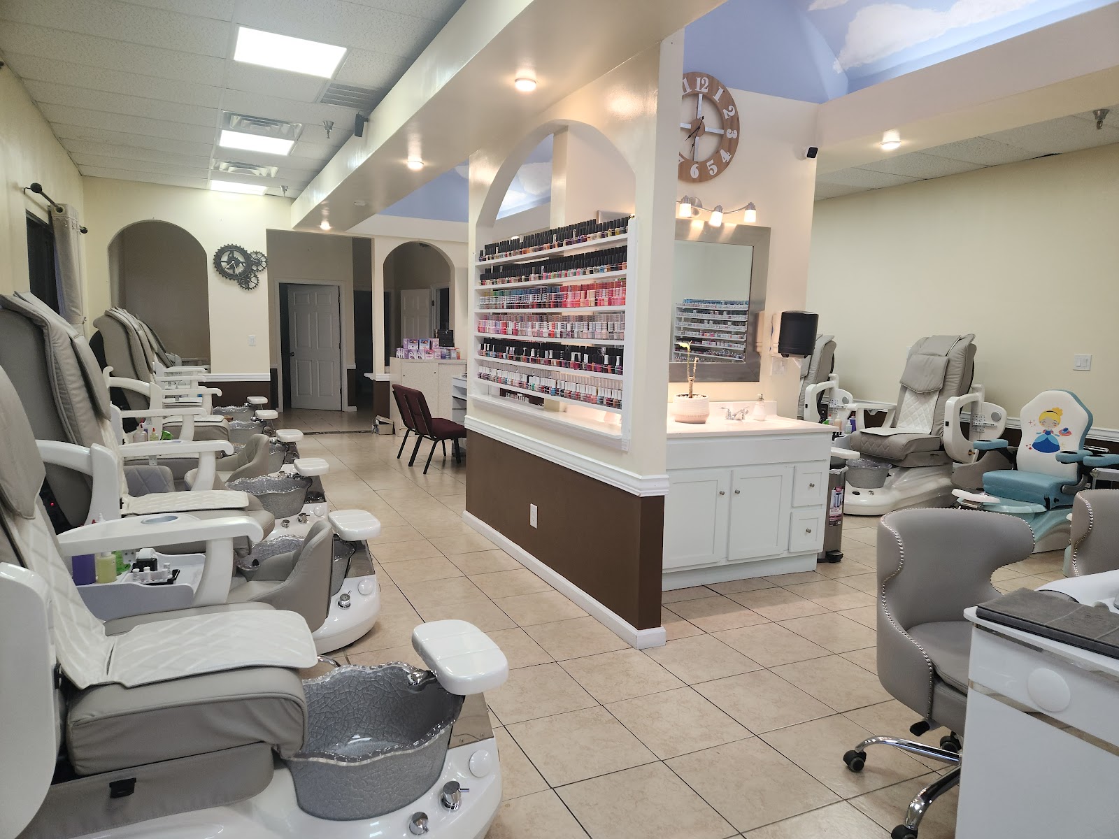 Salon interior at Venetian Nails Spa